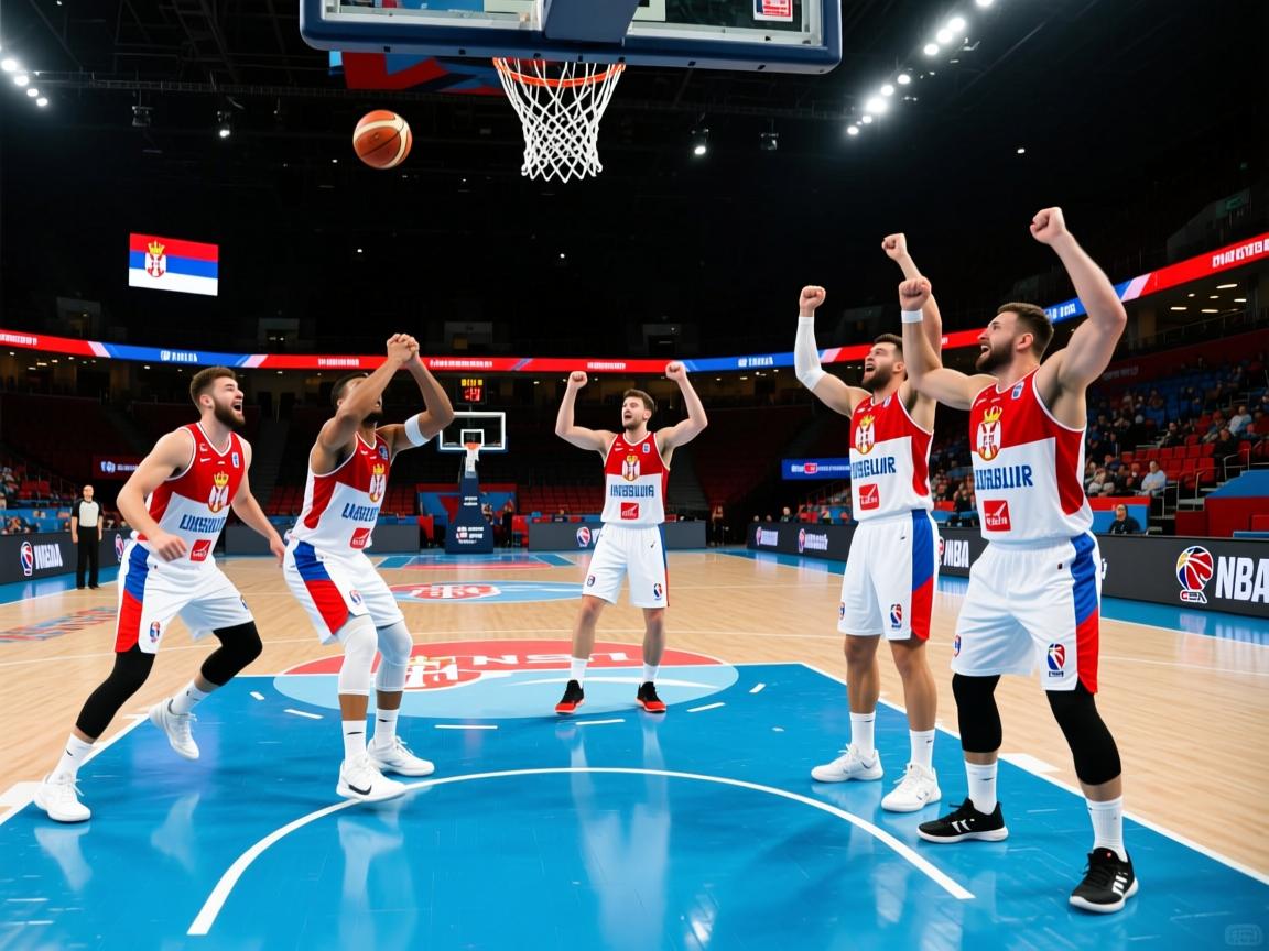 塞尔维亚队在对阵卢森堡的比赛中以-大胜，信心倍增  第2张