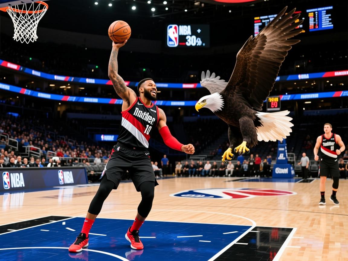 开拓者轻松击败老鹰，利拉德砍下30分  第2张