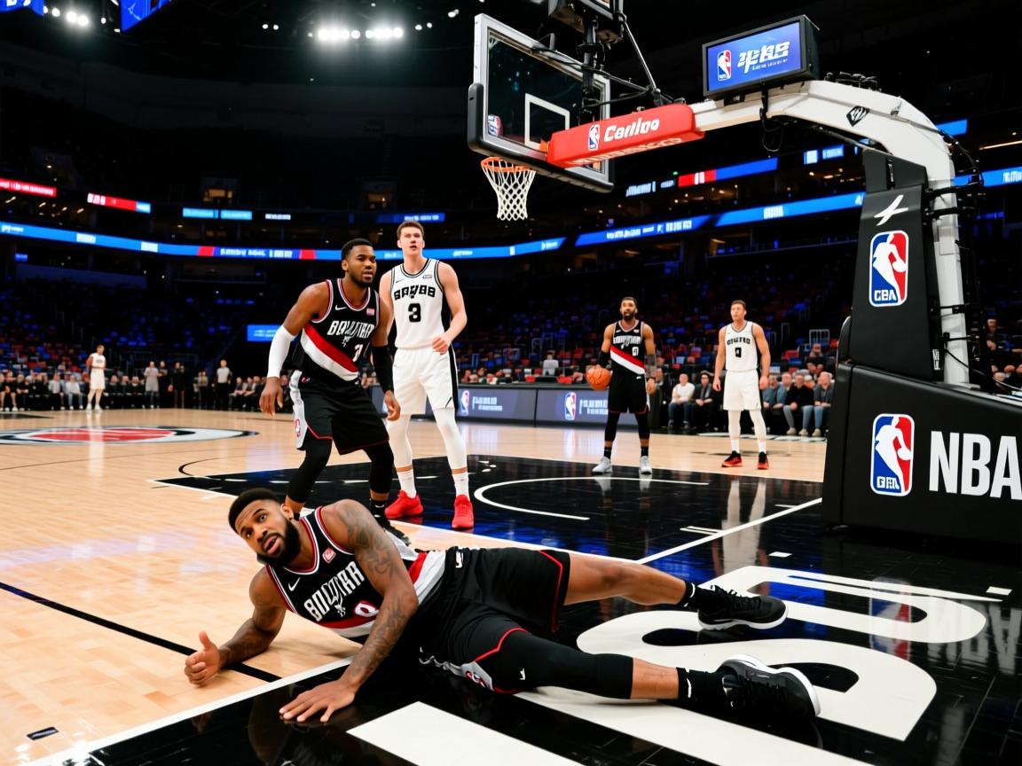 开拓者队惨败马刺队,输掉三连胜 第4张