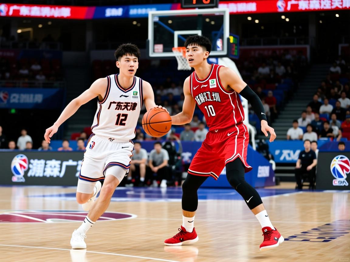 徐杰16+12广东胜天津 杨瀚森18+10青岛胜深圳  第2张