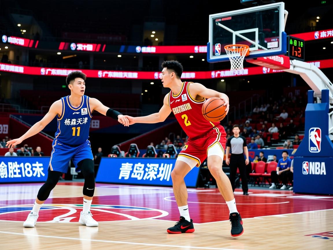 徐杰16+12广东胜天津 杨瀚森18+10青岛胜深圳